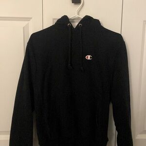Black champion hoodie